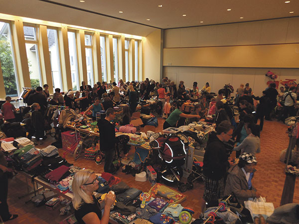 Kinder-Kleider- und Spielwaren-Börse – Grosse Beteiligung an der Frühjahrsbörse