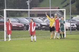 Torwart Fritsche war omnipräsent. Bild zVg