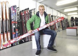 Otto’s-Chef Mark Ineichen im brandneuen Ski-Outlet an der Infanteriestrasse in Sursee. Bild apimedia