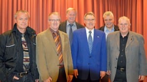 Der wiedergewählte Vorstand: Fritz Brun, Christian Weder, Peter Hofer, Karl Eberle, Alois Huwiler und Oswald von Burg. Bilder Ursula Hunkeler