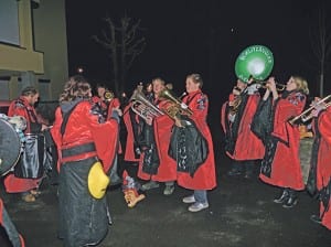Die Schlitzäugler in Aktion.