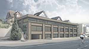 Die Visualisierung des neuen Schulgebäudes der Heilpraktikerschule Luzern, erstellt durch Stefan Vonlanthen von UNIT Architekten, Hergiswil. Bilder zVg.