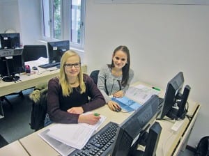 «Auf diesem Bild bin ich zusammen mit meiner Freundin Leonie – sie trägt eine Brille – zu sehen.»