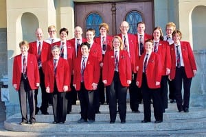 Der Handharmonika Club Root Perlen in schmucker Uniform. Bild zVg.