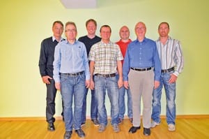 Der erste Vorstand der neuen IG Energieberatung: (von links) Rudolf Fischer, Udligenswil, Georg Rogger, Ruswil, Markus Bucher, St. Erhard, Thomas Weingartner, Ruswil, Adrian Annen, Steinen SZ, Hans-Peter Eichholzer, Udligenswil und Adrian Renggli, Wolhusen. Foto zVg.