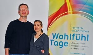 Marco Rossi, Initiator der Wohlfühl-Tage mit PartnerinAnna Martina Flepp. Bild zVg.