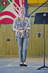Juliana Lang aus Ebikon holte sich auf der Querflöte den hervorragenden 2. Rang.