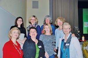 Der neue Vorstand mit Tanja von Rotz, Susanne Troesch, Elke Schulz, Liviana Aregger (oben) und Marianne Erb, Doris Klauser, Rahel Steiner, Beatrice Amhof (unten).