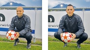 Salvi Sorrentino (links) und Beat Bründler (rechts) treten nach 3 erfolgreichen Jahren zurück. Foto Michael Nay.