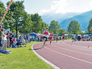 Marvin Stettler schafft erste Qualifikation: 400m Sprint zum Abschluss des ersten Tages. Bild zVg.