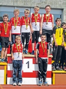 Die erfolgreichen Knaben in der Kat. B Inwil 1 auf Rang 1. Bilder zVg.