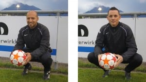 Salvi Sorrentino (links) und Beat Bründler (rechts) treten nach 3 erfolgreichen Jahren zurück (Foto Michael Nay)