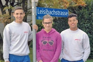 vlnr. Nikola Milosavljevic, Gioana Vitaliano und Isan Miranda.