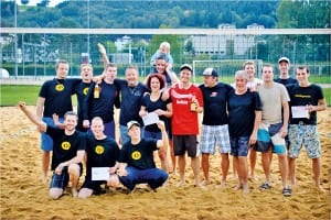 Die drei erstplatzierten Teams (v.l.): «DBO» (3.Platz), «The Roots» (1.Platz) und «Big Baba» (2.Platz). Bild zVg.