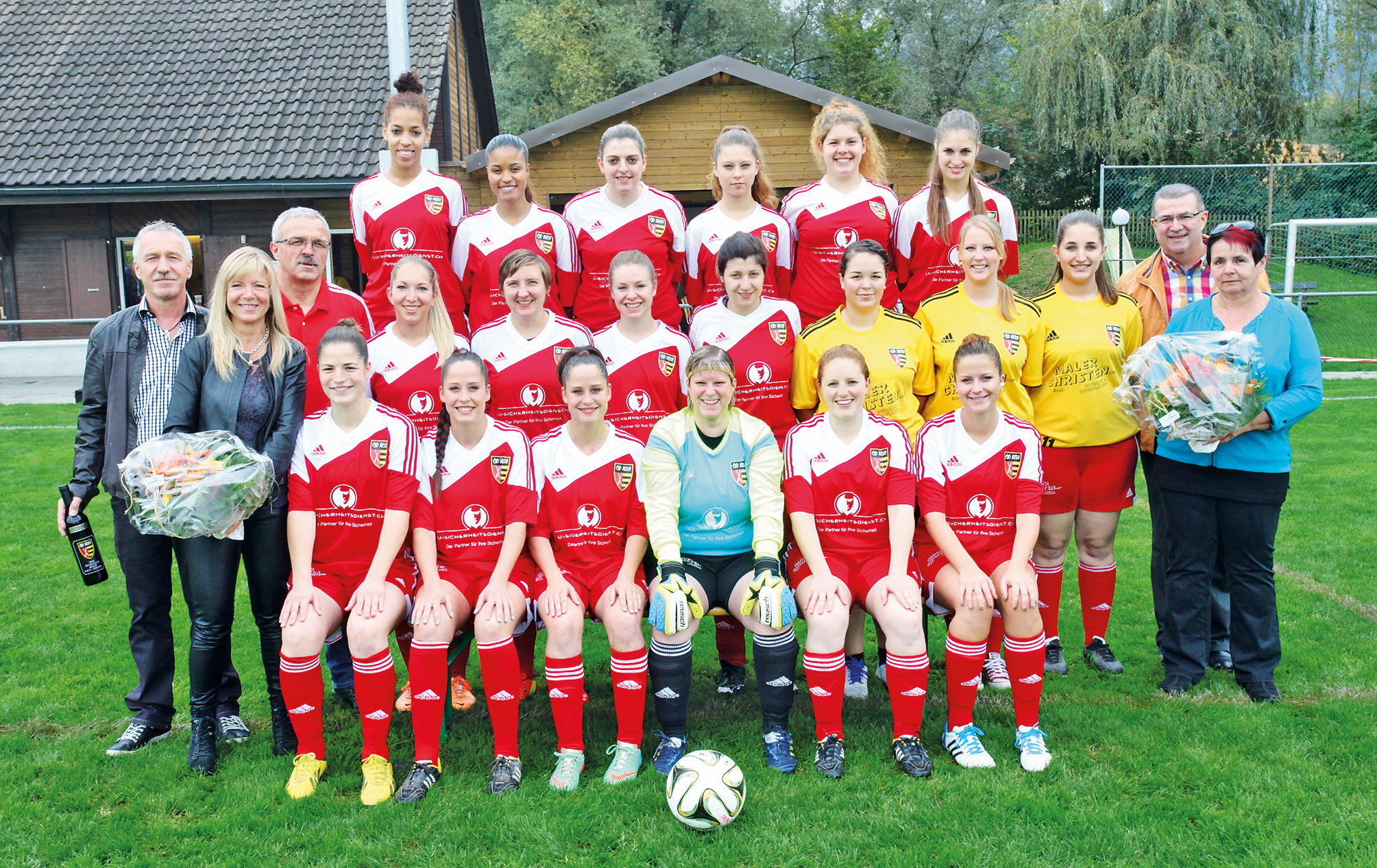 Rooter Frauen neu in Rot