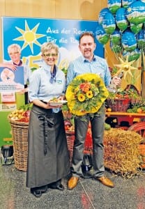 Jeannette Simeon-Dubach mit Florentin Röthlin. Bild zVg.