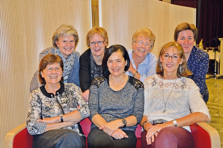 Der Vorstand des FTV: Ursula Hunkeler, Romy Scheuber, Erna Buchs, Edith Brun, Helen Blättler, Anita Emmenegger und Irene Kirchhofer. Bild zVg.