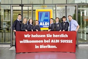 Das Aldi Team in Dierikon