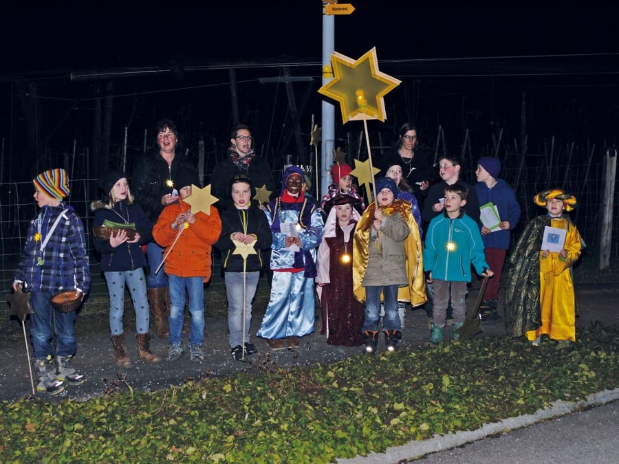 Leonie, Joanna, David, Linda, Janis und Julian.