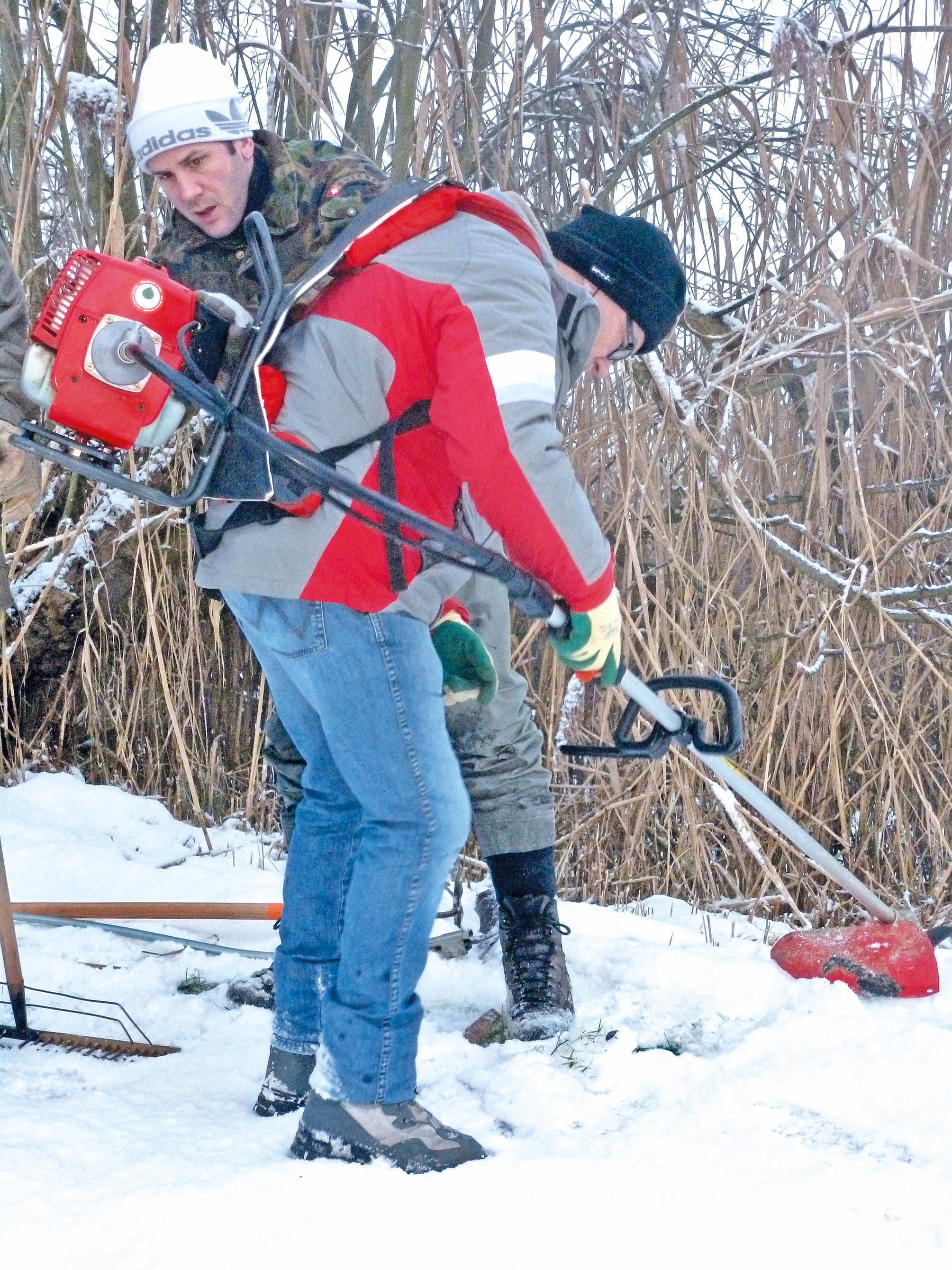Wertvolle Frondienstarbeit am Wasser