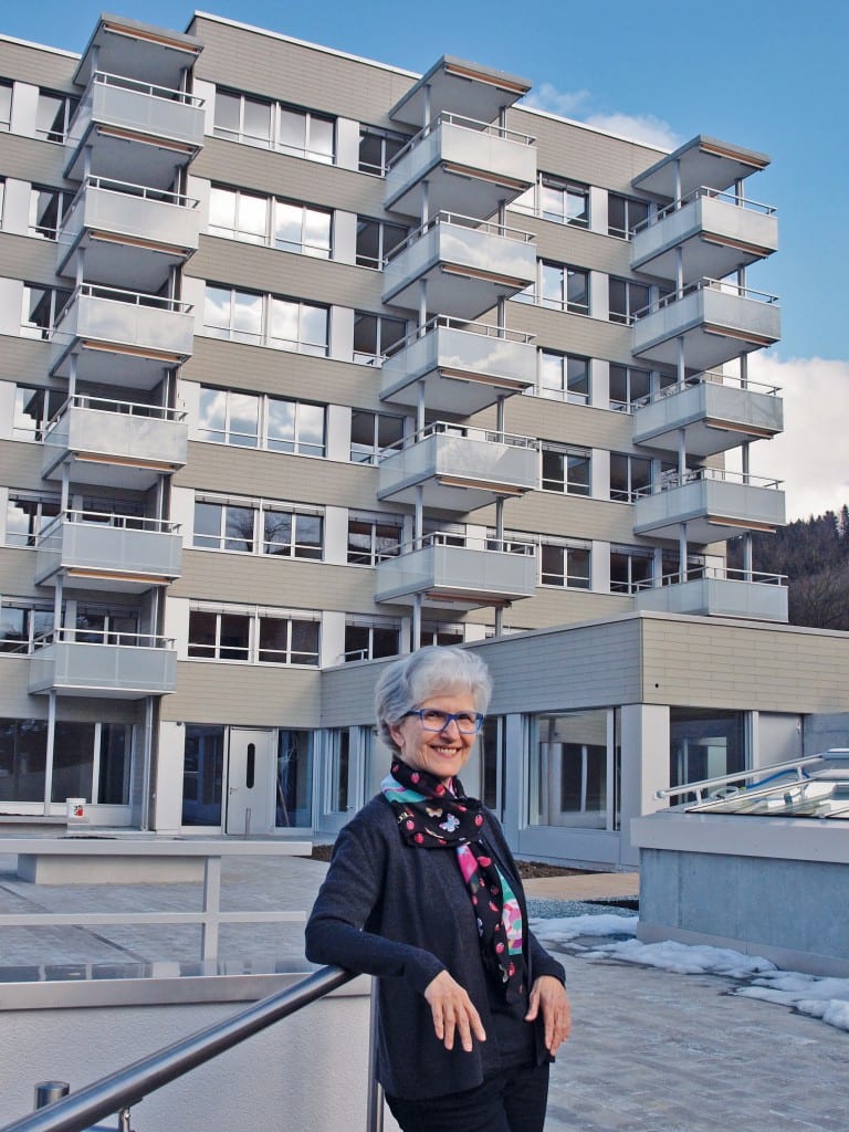 Maja Alder, Geschäftsleiterin der Spitex Rontal plus, freut sich über die verwirklichte Vision aus dem Jahr 2001.