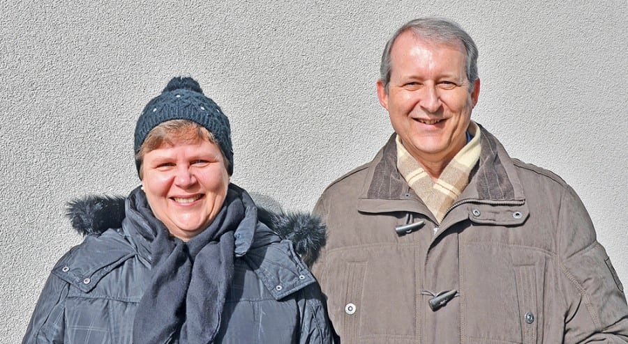 Das neue Co-Präsidium der FDP.Die Liberalen Adligenswil mit Peter Stutz und Marion Maurer. Bild zVg.