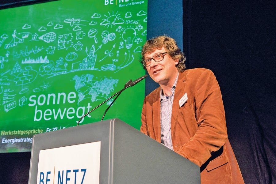 Marius Fischer, Geschäftsleitung BE Netz AG,  führt den Trialog aus Politik, Wirtschaft und Wissenschaft zusammen. Bild: BE Netz.