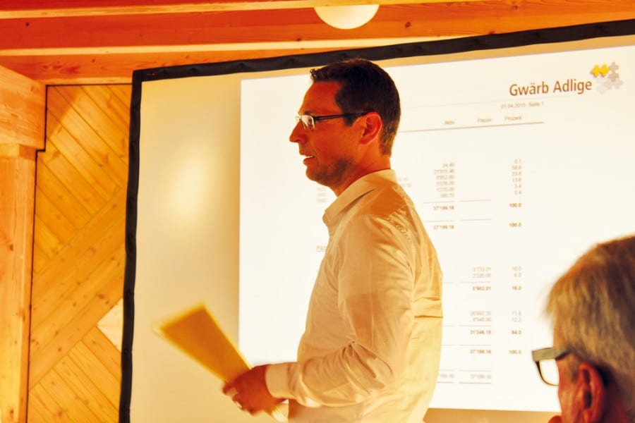 Revisor Markus Schmidli gibt sein OK.