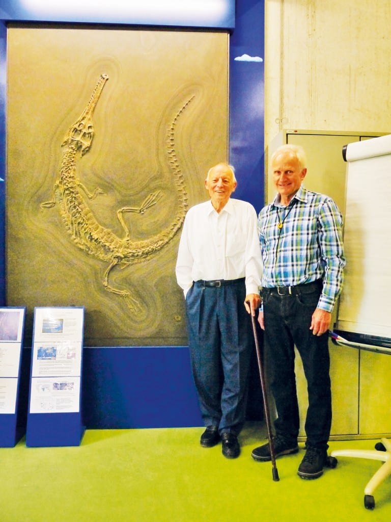 Ulrich Speiser mit Dr. Christoph Speiser. Bild Jakob Schürch.