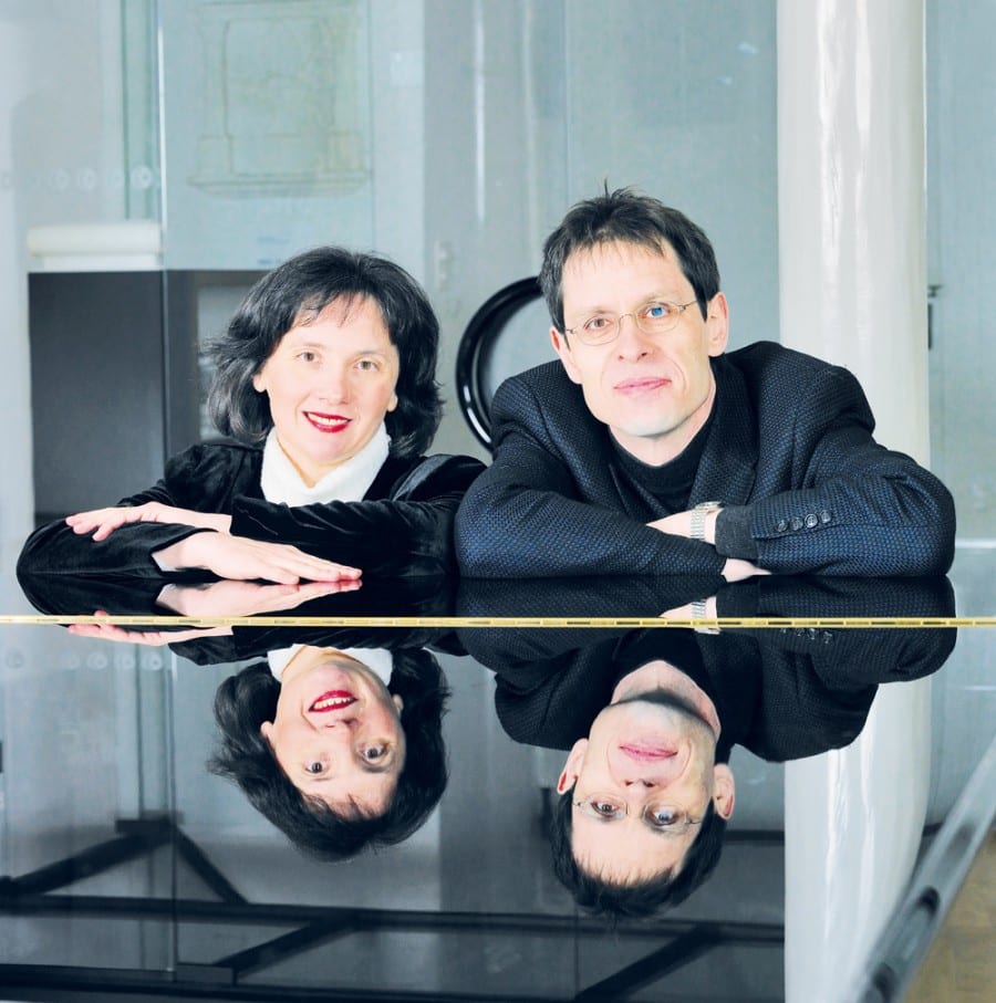 Im Bild: Das Klavierduo Adrienne Soós und Ivo Haag.