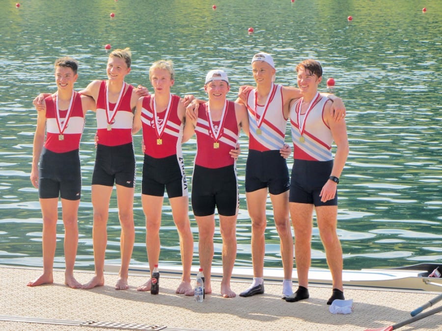 Bronzemedaille für Timon Kurmann (Zweiter von rechts). Bilder zVg.