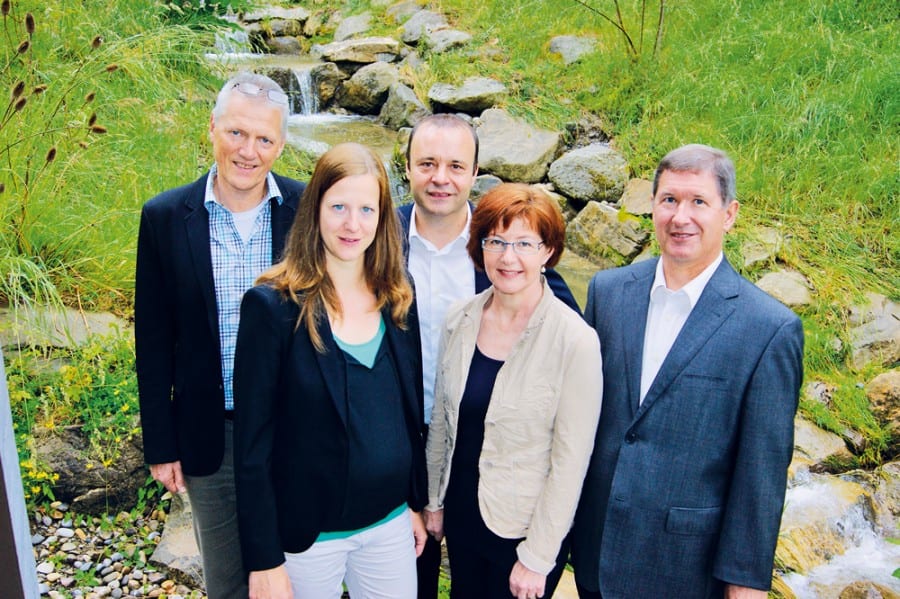 Die Geschäftsleitung ist bestimmt (v.l.): Viktor Bühlmann, Silvia Bucher, André Wespi, Monika Marbacher und Jost Hildebrand.