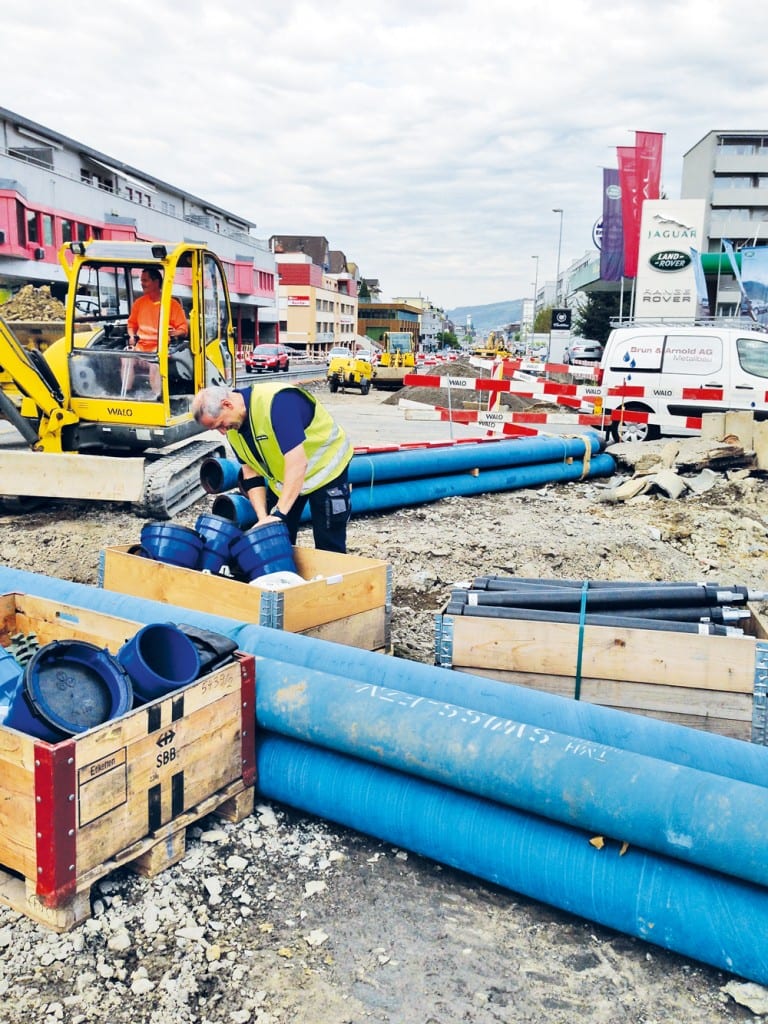 Die Wasserversorgung Ebikon erneuert laufend die Infrastruktur, um die Haushalte mit bester Wasserqualität zu beliefern. Bild zVg.