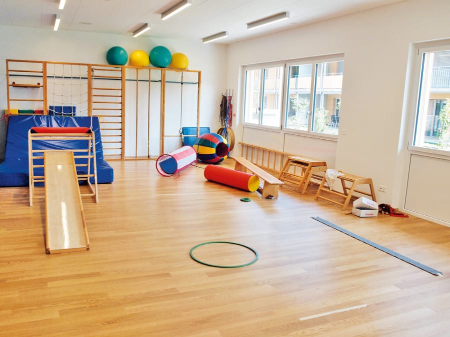 Die neuen Räume der Therapiestelle Psychomotorik sind so ausgebaut, damit die Kinder aus dem Rontal optimal gefördert werden können. Bilder zVg.