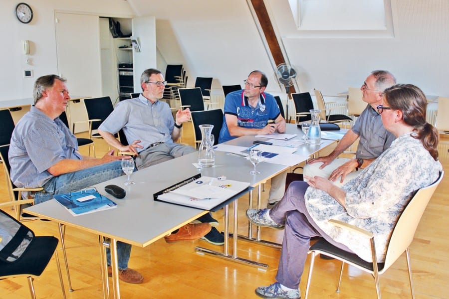 Delegation im Auftrag des luxemburgischen Sozial- und Familienministeriums bei der SSBL. Bild zVg.