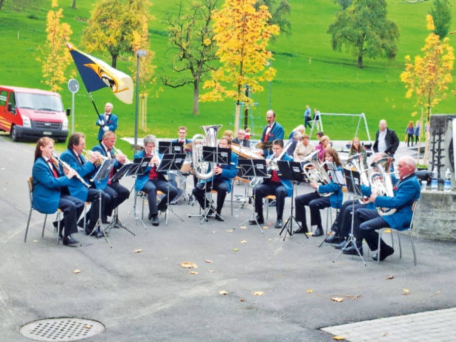 Nach 106 Jahren kommt das Aus für die Dorfmusik Dierikon. An der Dieriker Chilbi ist sie ein letztes Mal zu hören. Bild zVg.
