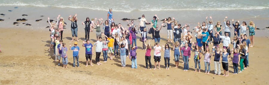 Internationaler Schüleraustausch – Strandtage in Broadstairs.