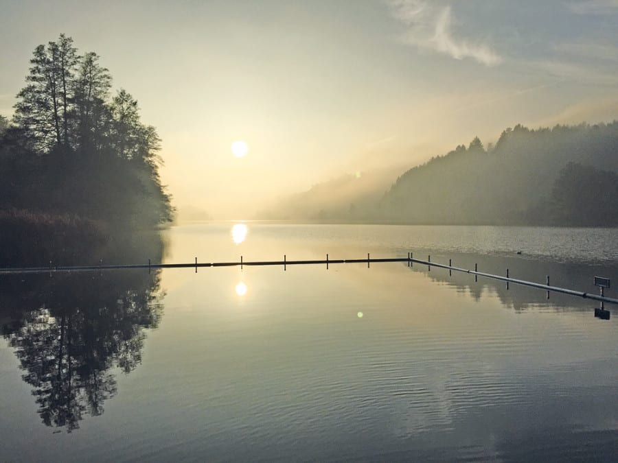 Im Herbst ist es ruhiger in der Rotsee-Badi als im Hitzesommer 2015.