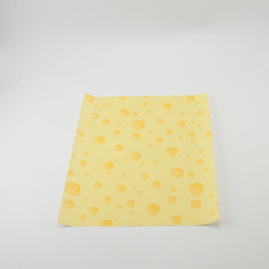 Lebensmittelverpackung für Käse / Käsepapier