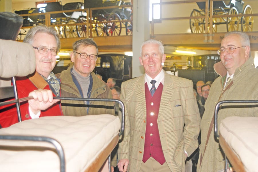 Kutschenexperten Andres Furger, Franz Knüsel, Marc Jurd und Daniel Würgler (v.l.n.r.). Bild zVg.