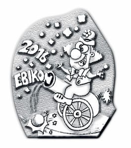 Die neue Ebikoner Plakette in Silber.