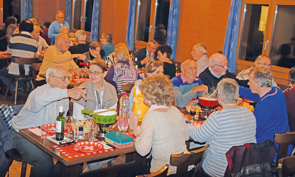 Gemütlicher Fondueplausch