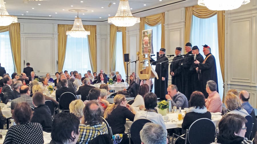 Die «Choor-Herre» aus Nebikon bei ihrem Auftritt am letztjährigen Brunch.