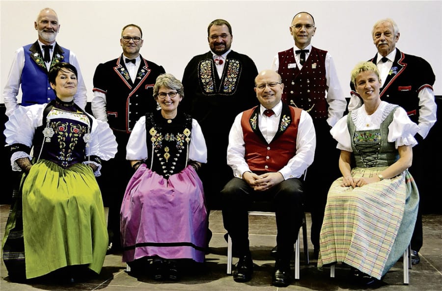 Der Vorstand wurde für drei Jahre wiedergewählt. Bilder zVg.