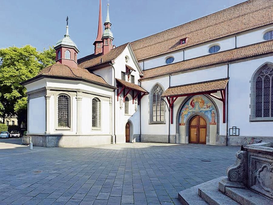 Franziskanerkirche in Luzern.