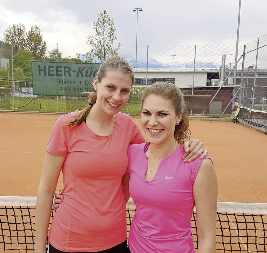 Der 1. Platz ging an Rebecca Zimmermann und Céline Sidler. Bild Markus Pölzelbauer.