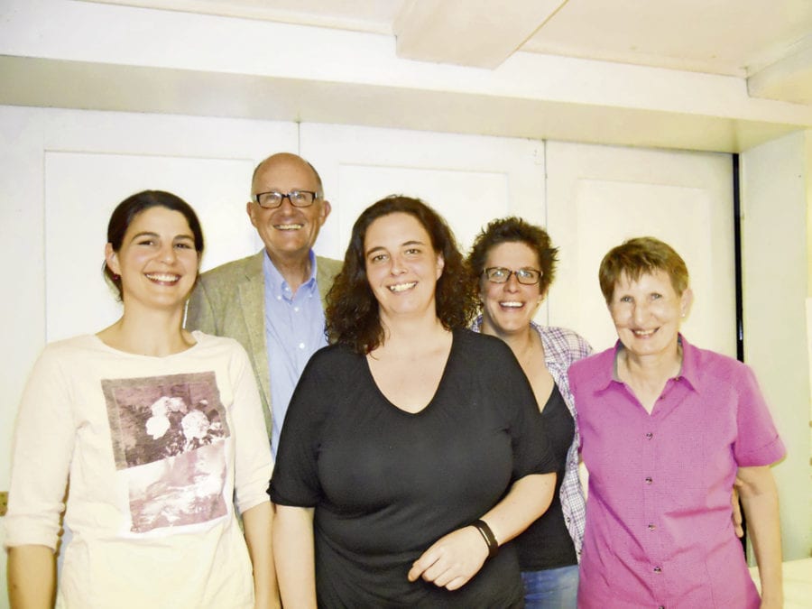 Der Vorstand des HCRP mit Caroline Scheidegger, Peter Steiner, Alexandra Wobmann, Manuela Bühlmann und Lisbeth Küng. Bild zVg.