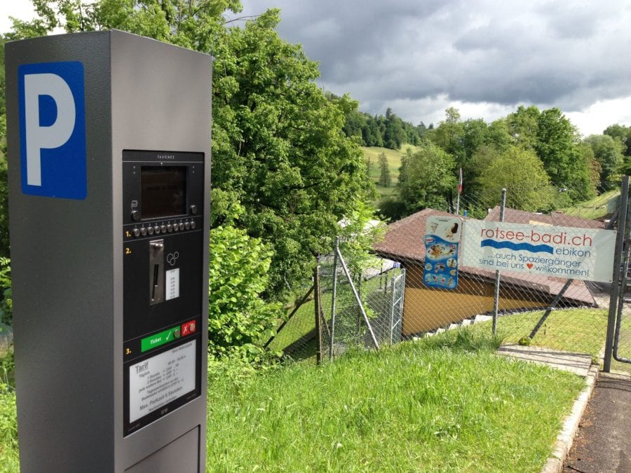 Gebühren für Parkplätze in der Rotseebadi