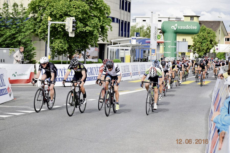 Thomas Besmer am Schlusssprint vor dem Ziel. Bild Susan Koller.