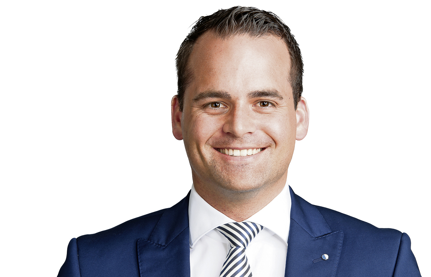 Damian Müller, Ständerat Kanton Luzern, besucht Adligenswil. Bild zVg.